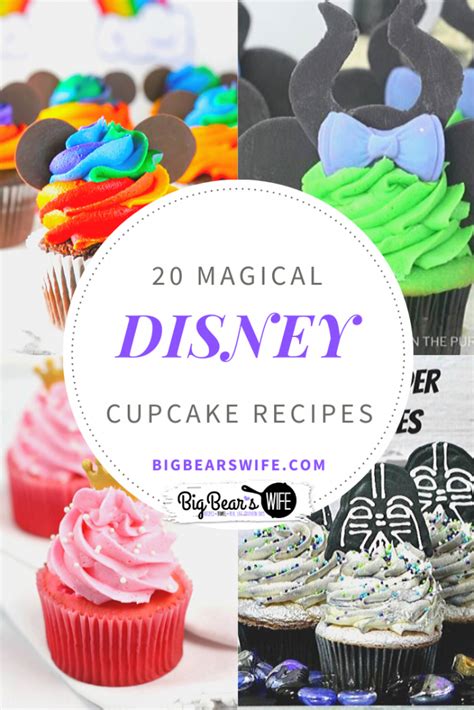 20 Magical Disney Cupcake Recipes - Big Bear's Wife