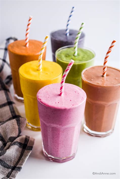 Six Healthy Superfood Smoothies - AndiAnne