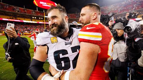 Travis Kelce predicts Jason Kelce will play for Eagles in 2024: 'He’s ...