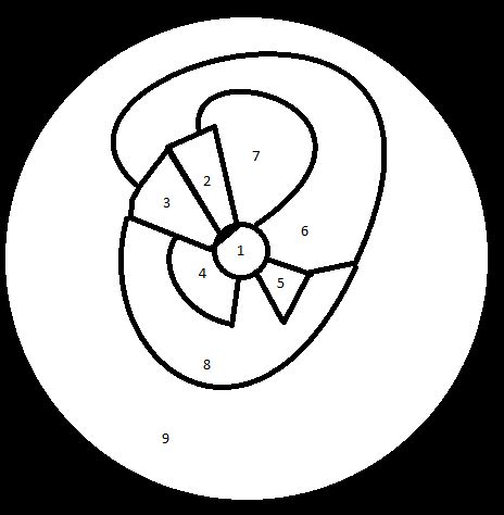 graph theory - Color this map using only 4 colors (easy) - Puzzling ...