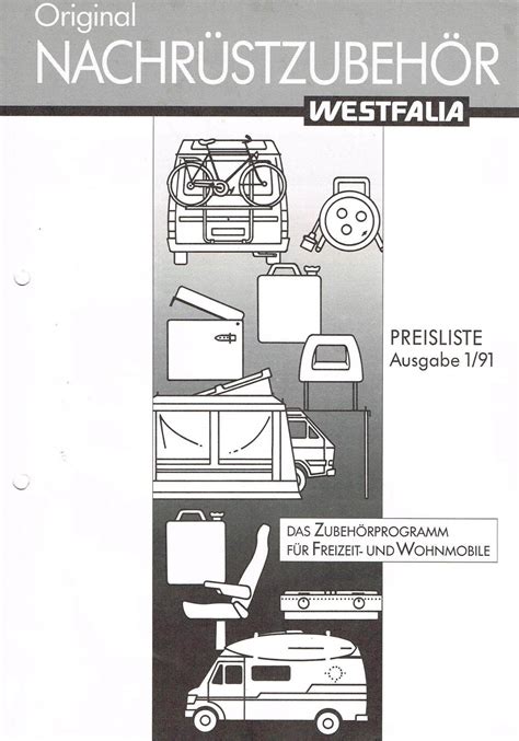 Westfalia Accessories Brochure