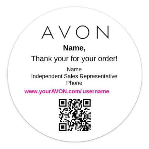 Free printable avon business cards, Download Free printable avon ...