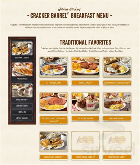 cracker barrel near me menu - Kraig Tilley