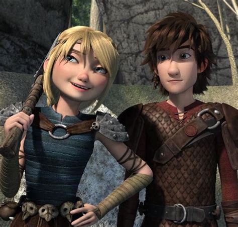 Hiccup and Astrid from Dreamworks Dragons Race to the Edge Dreamworks ...