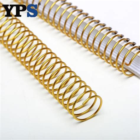 China Customized Gold Metal Spiral Coil Binding Manufacturers ...