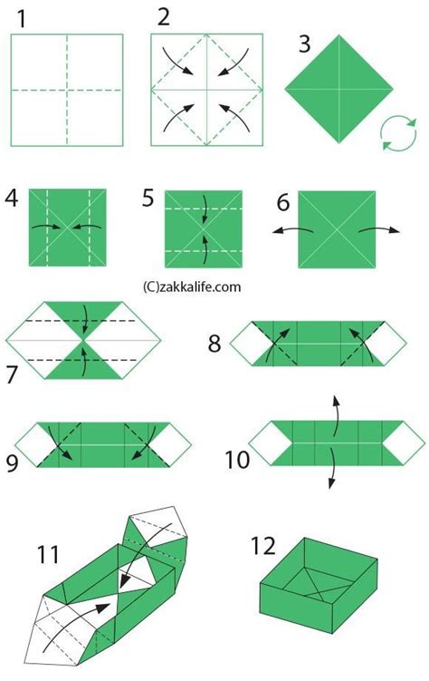 Origami Box Templates To Print - Origami