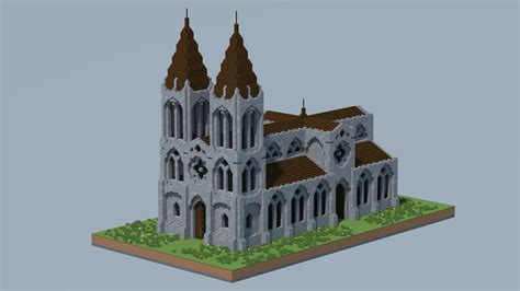 Minecraft Church Schematic Medieval Minecraft Church