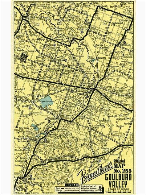 "Goulburn Valley, 1950s Australia. The Map! " T-shirt by taspaul ...