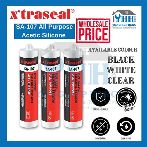 [X'traseal / Weber] SA-107 All Purpose Silicone Sealant waterproof ...