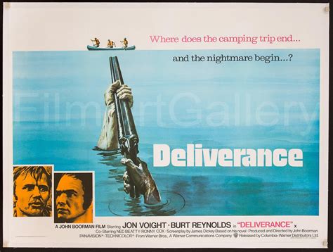 Deliverance Movie Poster 1972 British Quad (30x40) - Film Art Gallery