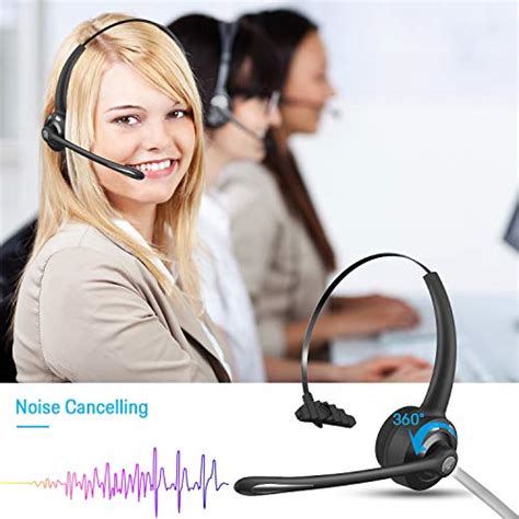 Truck Driver Bluetooth Headset/Office Headset,TURN RAISE Professional ...