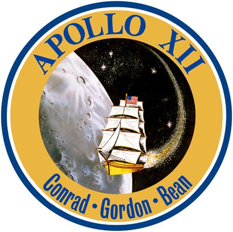 Apollo 12 Mission Patch - NASA Apollo Program Photo (39435135) - Fanpop