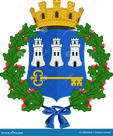 Coat of Arms of Havana in Republic of Cuba Stock Vector - Illustration ...