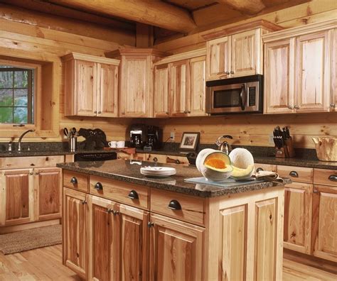 Rustic Hickory Kitchen Cabinets For Sale - Anipinan Kitchen