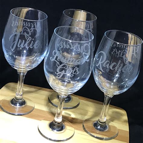 Personalized Etched Wine Glasses – JC Boutique