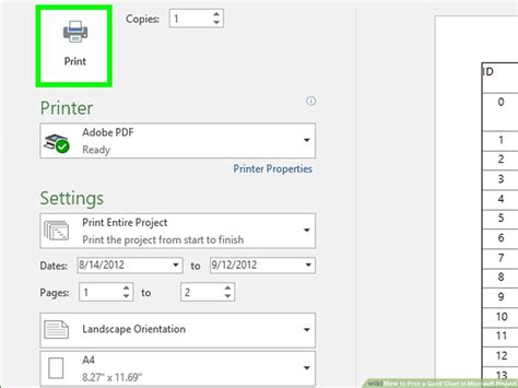 How To Print A Gantt Chart In Ms Project - Infoupdate.org