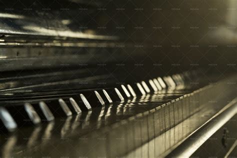 Cinematic Piano Keys Background - Stock Photos | Motion Array