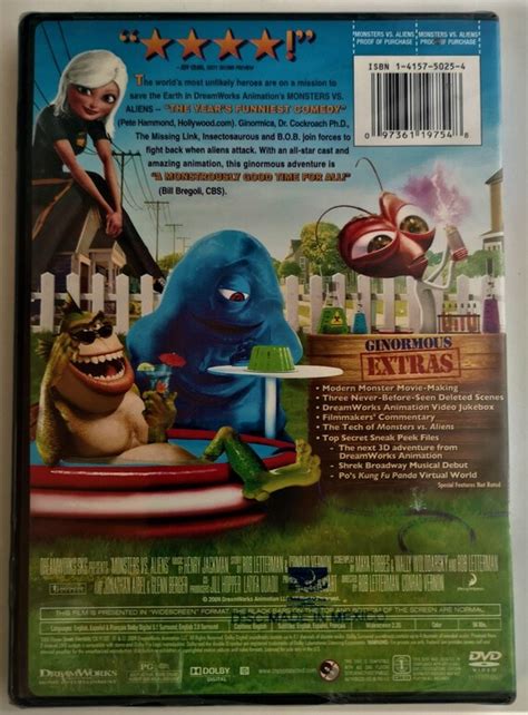 Monsters Vs Aliens Dvd