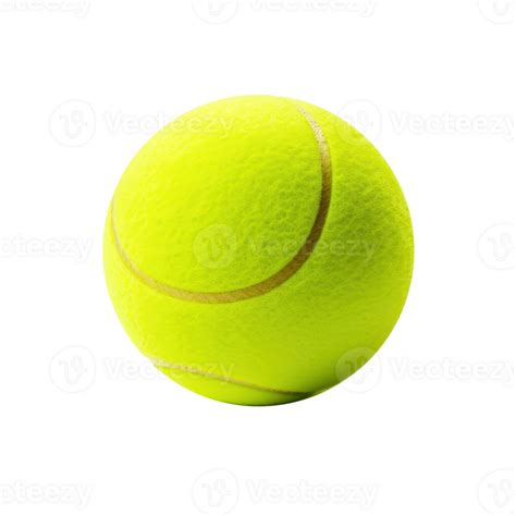 Yellow tennis ball isolated 27605156 PNG