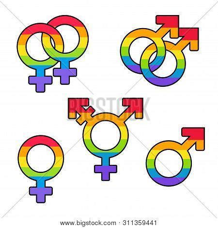 Gender Symbols Lgbt Vector & Photo (Free Trial) | Bigstock