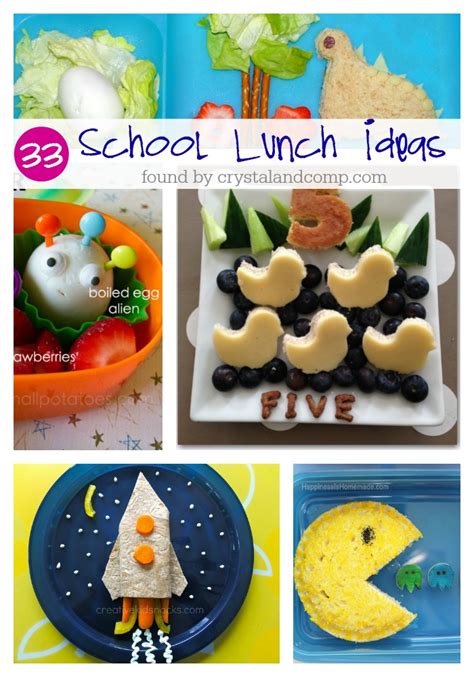 33 Cool School Lunch Ideas | CrystalandComp.com