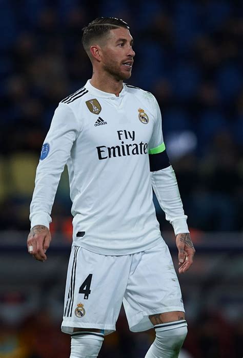 Sergio Ramos of Real Madrid looks on during the Group G match of the ...