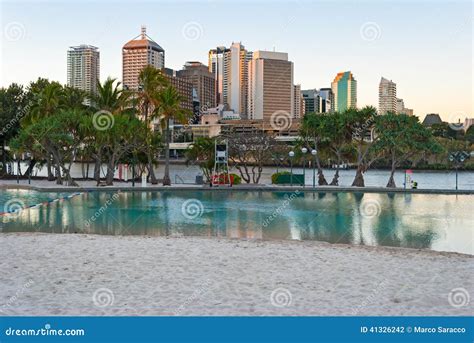 Brisbane, Streets Beach stock photo. Image of skyscraper - 41326242