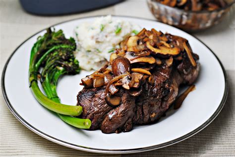 how to cook mushrooms for steak