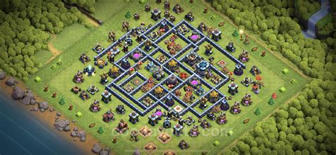 Farming Base TH13 with Link, Hybrid - Clash of Clans - Town Hall Level ...