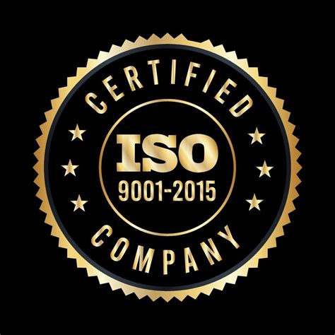 Iso certification . iso 90012015 logo . iso 9000 certification Premium ...