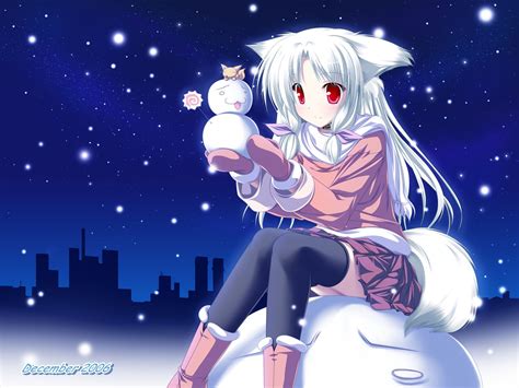 Snow Fox Girl Wallpapers - Wallpaper Cave