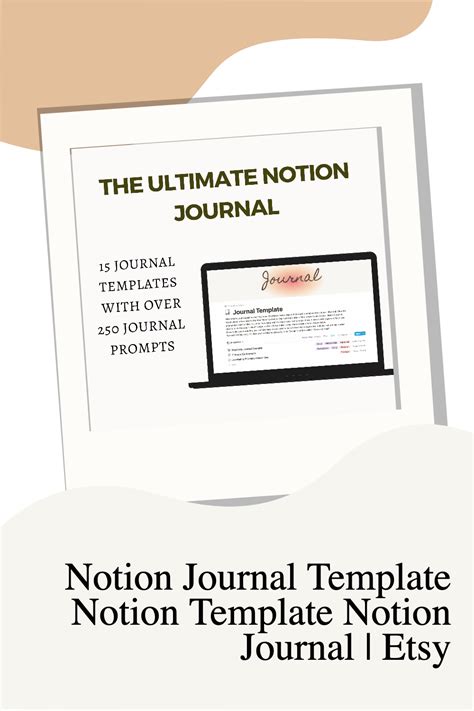 Pin on Notion Journal Templates