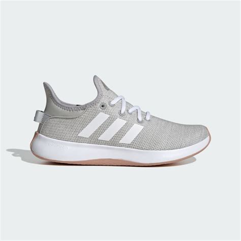 adidas Women's Lifestyle Cloudfoam Pure Shoes - Grey | Free Shipping ...