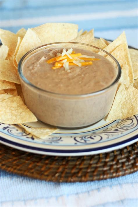 Cheesy Refried Bean Dip - Cooking Classy