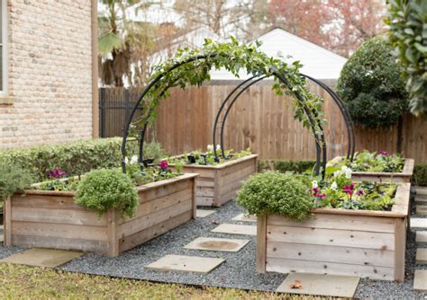 Raised-Bed Kitchen Garden Design: Four-Garden Classic • Gardenary