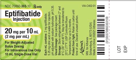 Eptifibatide Injection - FDA prescribing information, side effects and uses