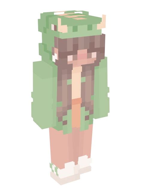 Minecraft aesthetic Skins layout for Girls