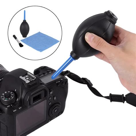 Camera Lens Screen Cleaning Dust Blower Brush Cleaning Cloth Kit For ...