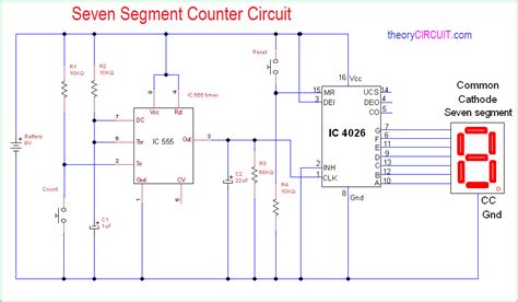 Circuit Diagram Using 7 Segment Display - Wiring Flow Line