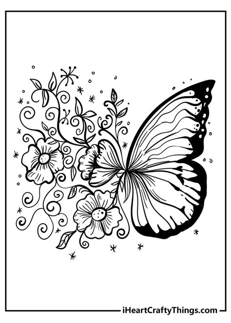 Beautiful Butterfly Coloring Pages