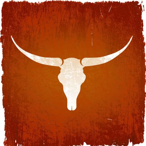 Texas Longhorn Cattle Clip Art, Vector Images & Illustrations - iStock