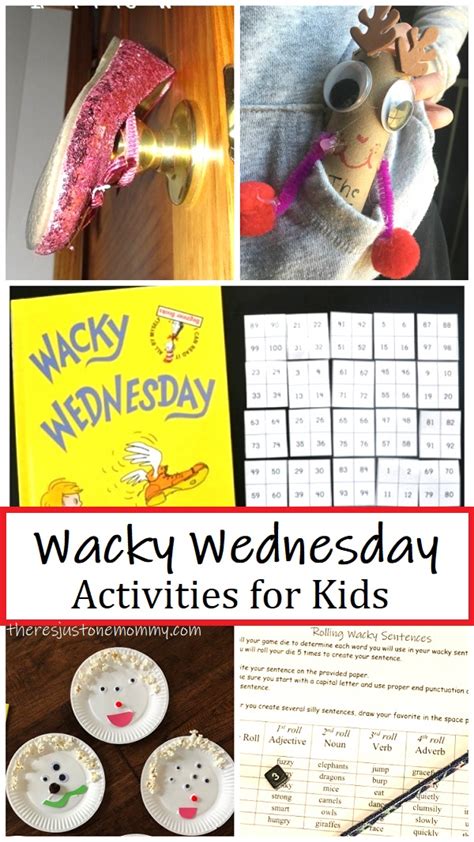 Wacky Wednesday Activities | There's Just One Mommy