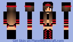 Evil bad girl Minecraft Skin