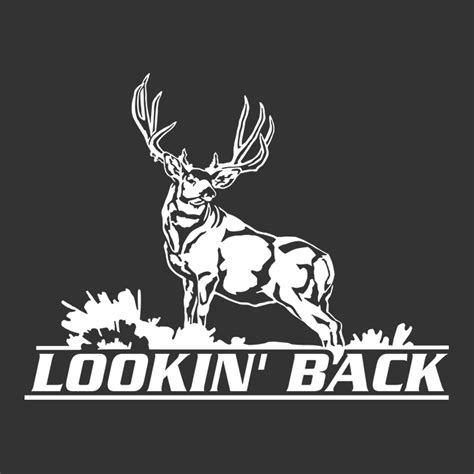 Lookin Back Mule Deer Window Decal