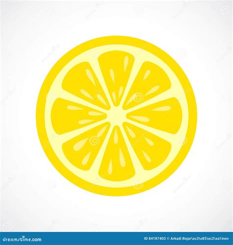 Lemon Slice Vector Illustration | CartoonDealer.com #3441962