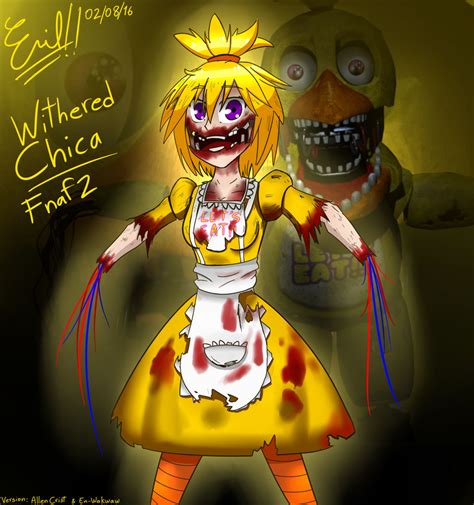 Fnaf 2 Withered Chica Fan Art by Emil-Inze on DeviantArt