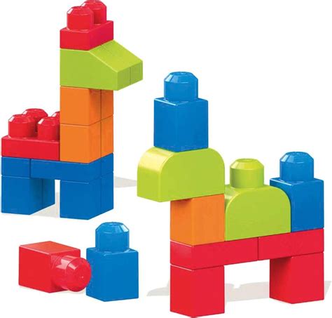 Set De Construcción 40 bloques de colores brillantes para Niños, Vamos ...