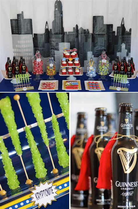 POW! A 30th Superhero Birthday Party Dessert Table | Pizzazzerie