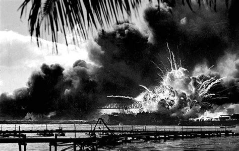 Japanese attack Pearl Harbor, heavy loss of life; U.S. fleet steams to ...