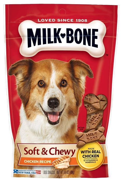 Milk-Bone Soft & Chewy Dog Snacks, Chicken Recipe, 5.6 oz - Walmart.com